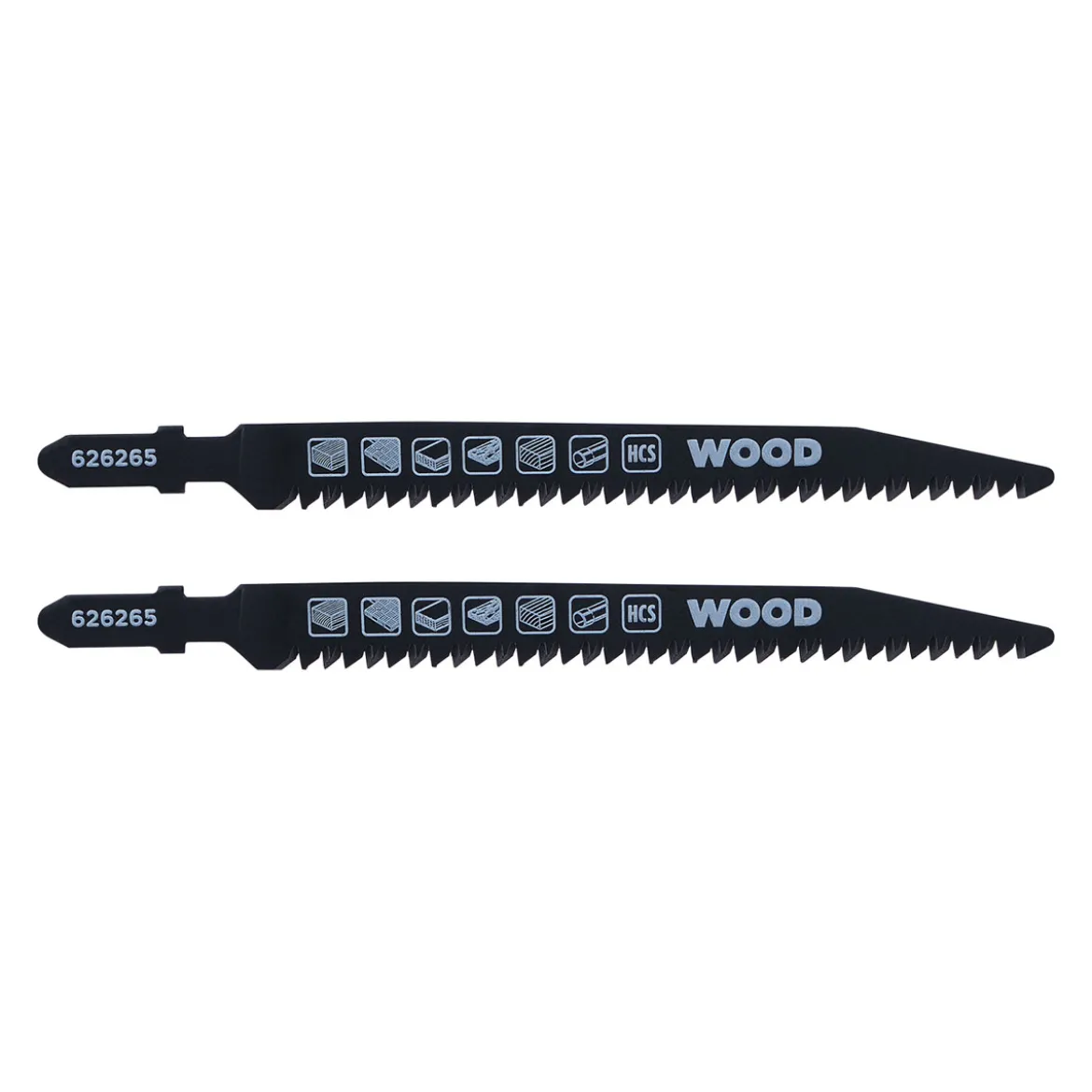kwb HCS-Stichsägeblätter mit T-Schaft für Holz fein 2-tlg. 117 mm