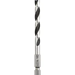kwbHolzspiralbohrer mit Sechskantaufnahme 1/4" Durchmesser 4 mm
