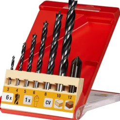 kwbHolzspiralbohrersatz 8 teilig