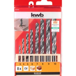 kwbHolzspiralbohrersatz 7 teilig