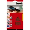 kwbSchleifdreiecke Quick Stick Holz und Metall K180
