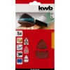 kwbSchleifdreiecke Quick Stick Holz und Metall K120