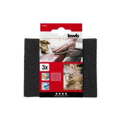 kwbSchleifschwamm Holz und Metall mittel