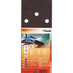 kwbSchleifstreifen Holz und Metall 93 x 230 mm