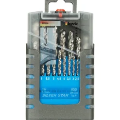 kwbSpiralbohrer Silver Star 19 teilig