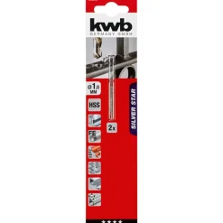 kwbSpiralbohrer Silver Star Durchmesser 1 mm