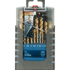kwbSpiralbohrer Titan 19 teilig