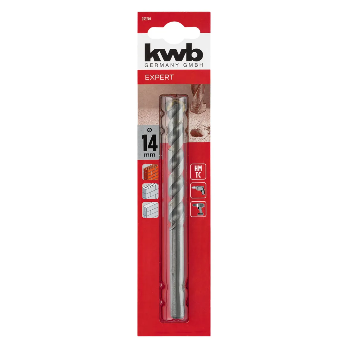 kwb Steinbohrer 150 mm Ø 14 mm