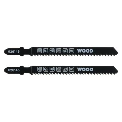 kwb Stichsägeblätter Down-Cut HCS-mit T-Schaft für Holz fein 2-tlg. 100 mm
