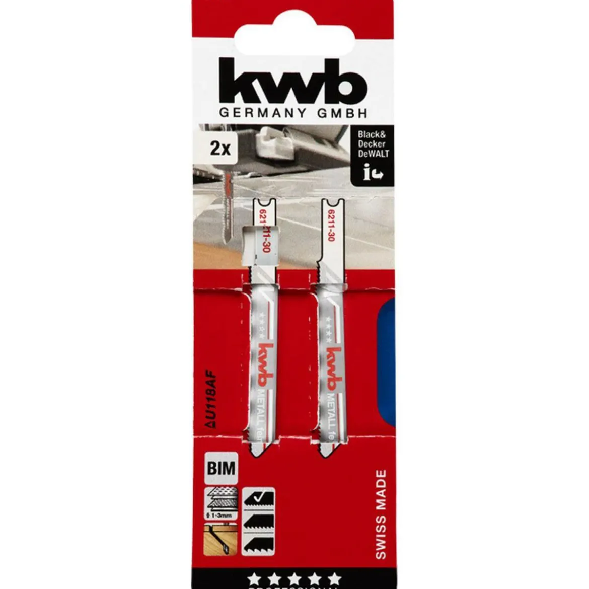 kwbStichsägeblätter Metallbearbeitung fein S30