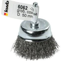 kwbTopfbürsten für Einsatz mit Bohrmaschinen und Akkuschraubern grob Durchmesser 50 mm