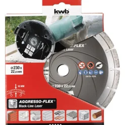 kwbTrennscheiben Aggreso Flex Black Line Diamant Durchmesser 230 mm