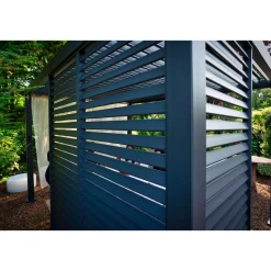 Lamellenwand 300-Serie anthrazit 0,9 x 2,4 m