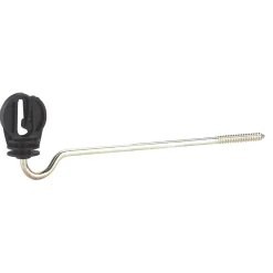 Langstiel-Bandisolator 22 cm schwarz 10 Stück