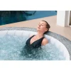 LAY-Z-SPA Whirlpool Bali 196x71cmGrau Rattan Rund