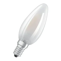 LED Kerze E14 470lm 2.700K 40 WErsatz warmweiss Filament matt