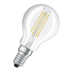 LED Tropfen E14 470lm 2.700K 40 WErsatz warmweiss Filament klar