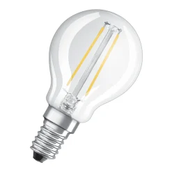 LED Tropfen E14 250lm 2.700K 25 WErsatz warmweiss Filament klar