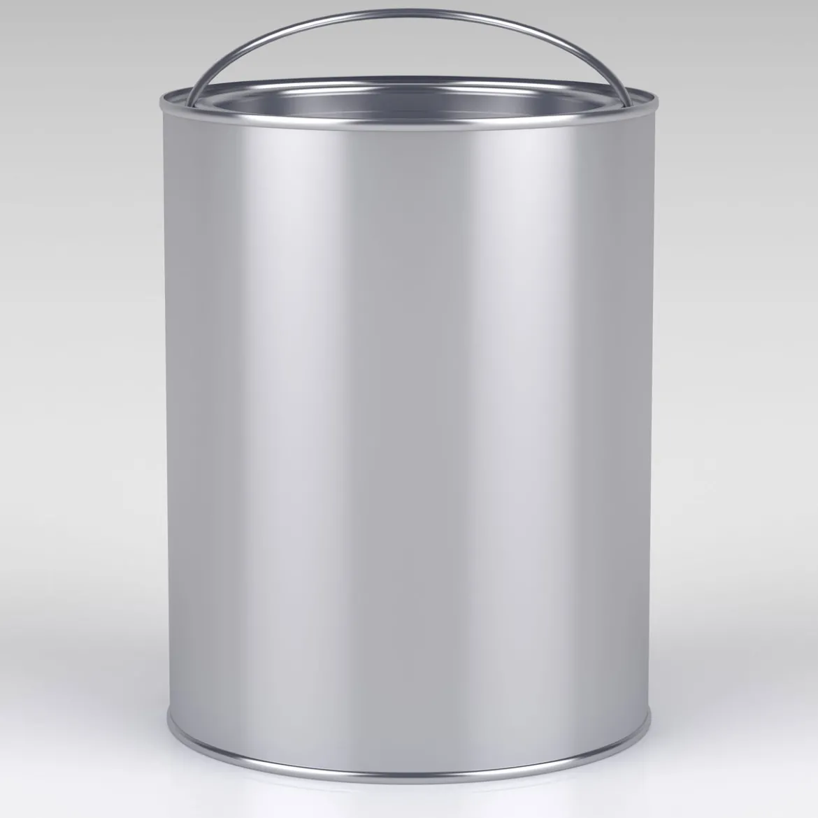 Leerdose und Deckel 2,5 L