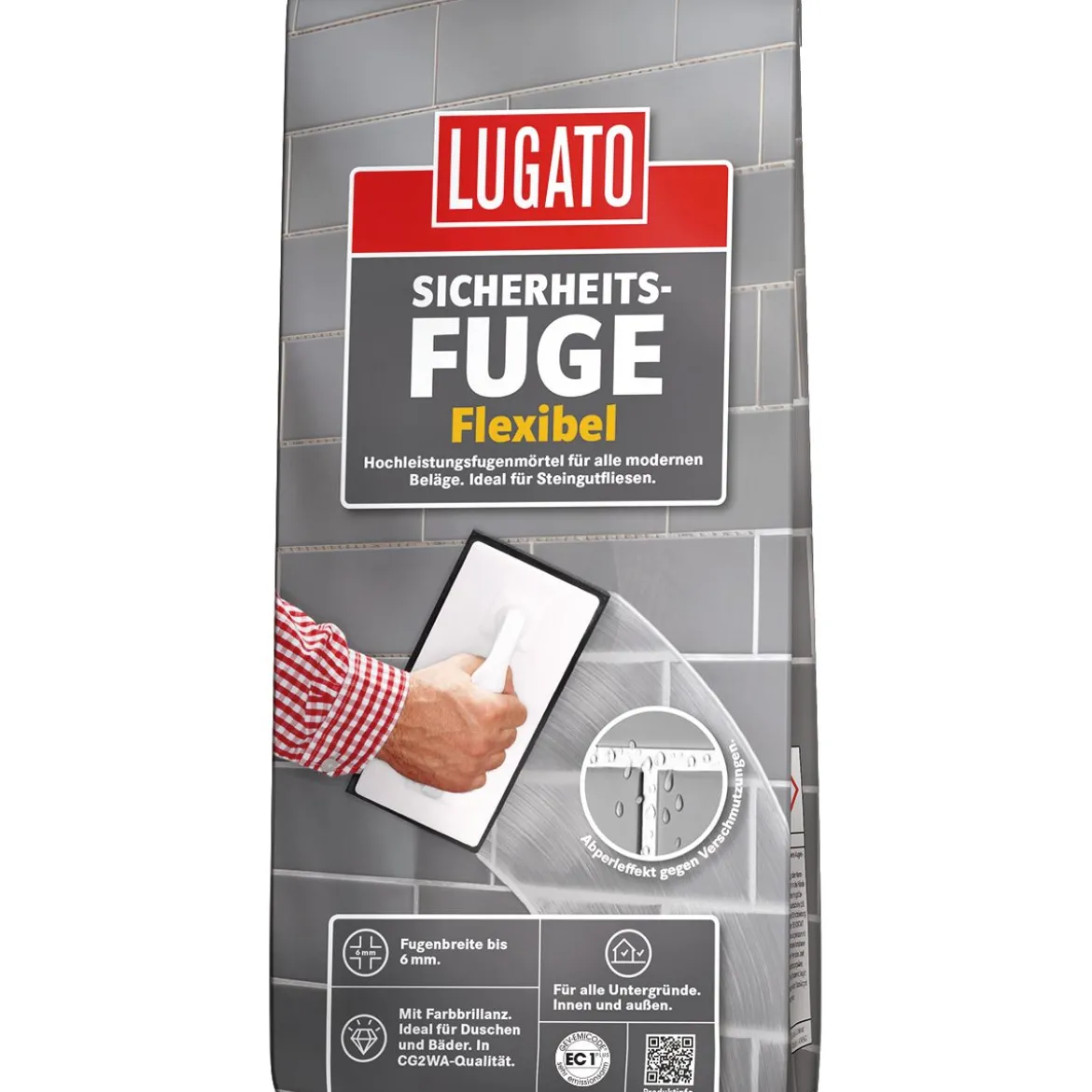 Lugato Sicherheitsfuge flexibel weiß 5kg