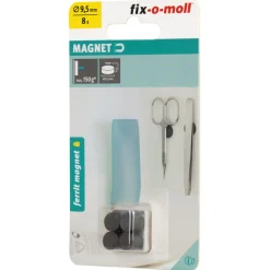 Magnetscheibe Ferrit Ø 9,5 x 4 mm, schwarz