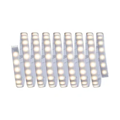 MaxLED 500 Basisset 3m Warmweiss IP44Cover 2700K 18W 230/24V 36VA Silber Kst