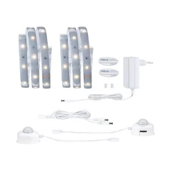 MaxLED 250 Comfort Set Bett 2x1m Warmw2700K Protect Cover IP44 2x4W 24V Silb