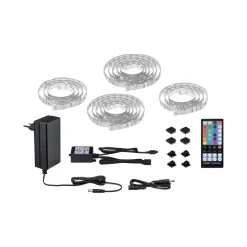 MaxLED 250 Comfort Sets TV 75 RGBW 3000K25,5W 230/24V Silber Kst