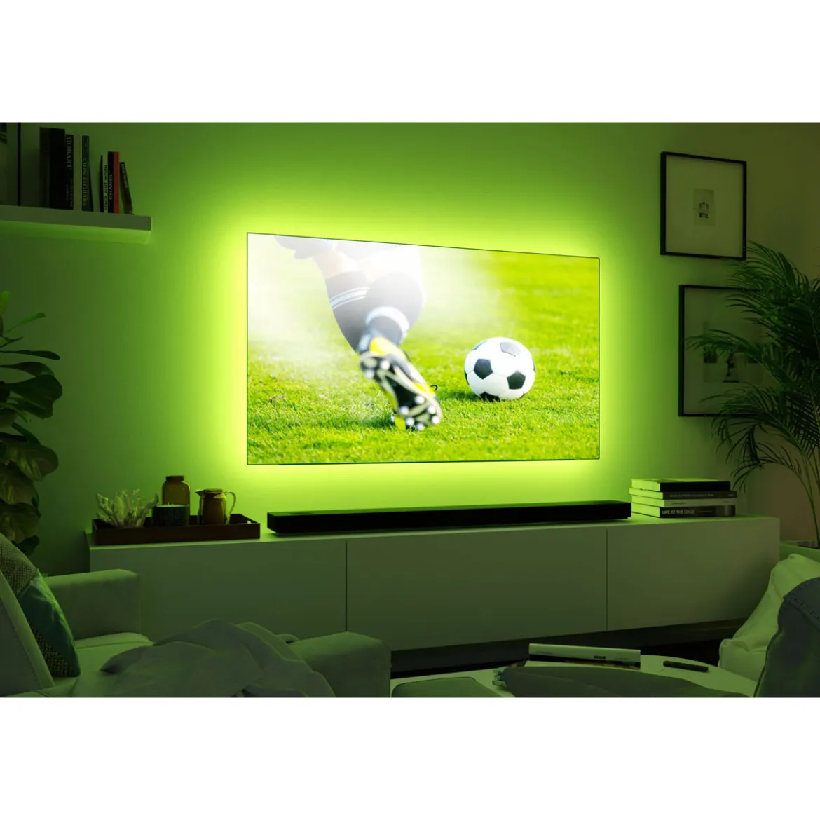 MaxLED 250 Comfort Sets TV 55 RGBW 3000K20,5W 230/24V Silber Kst