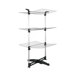 Metaltex Turm-Wäschetrockner Ciclone Vario 78 x 137 x 68 cm silber