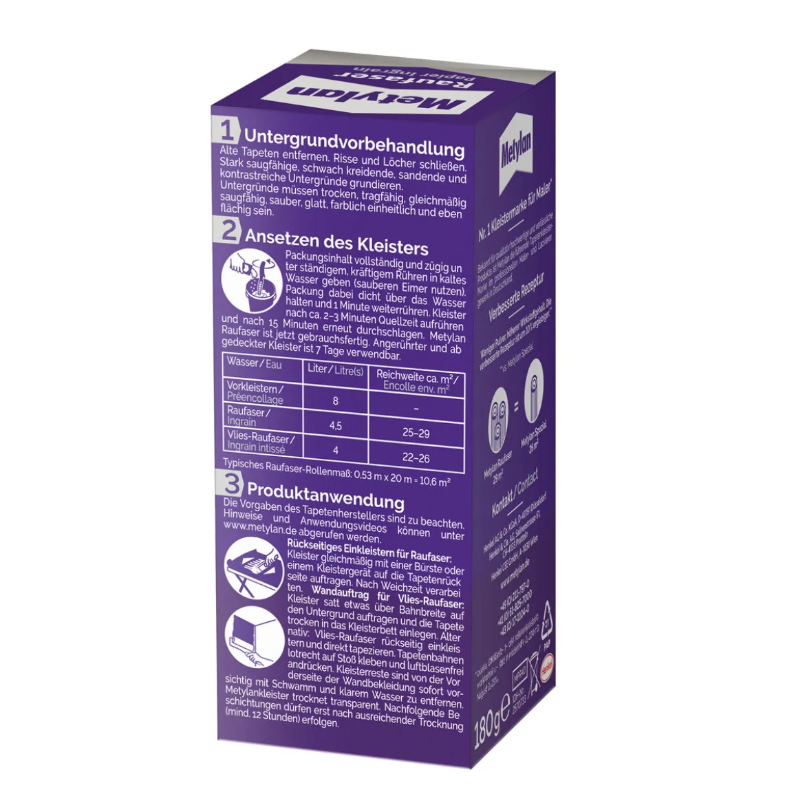 Metylan Kleister Raufaser 180 g