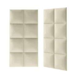 Mollis Polsterpaneele beige 30 x 30 cm