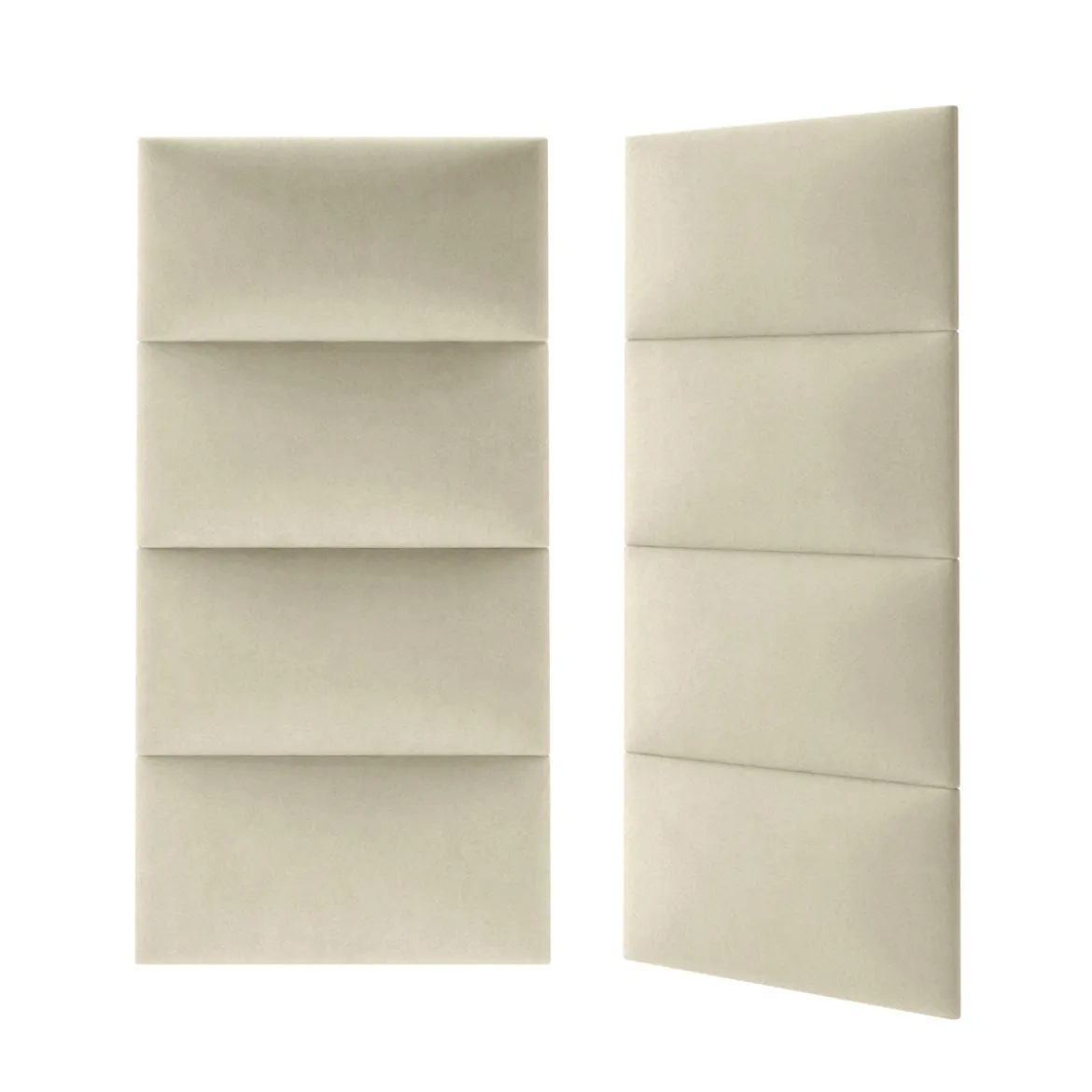 Mollis Polsterpaneele beige 60 x 30 cm