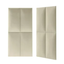 Mollis Polsterpaneele beige 60 x 30 cm