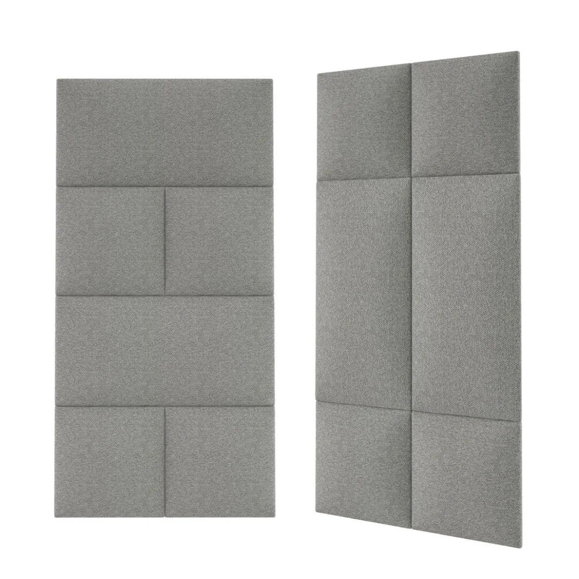 Mollis Polsterpaneele grau 30 x 30 cm