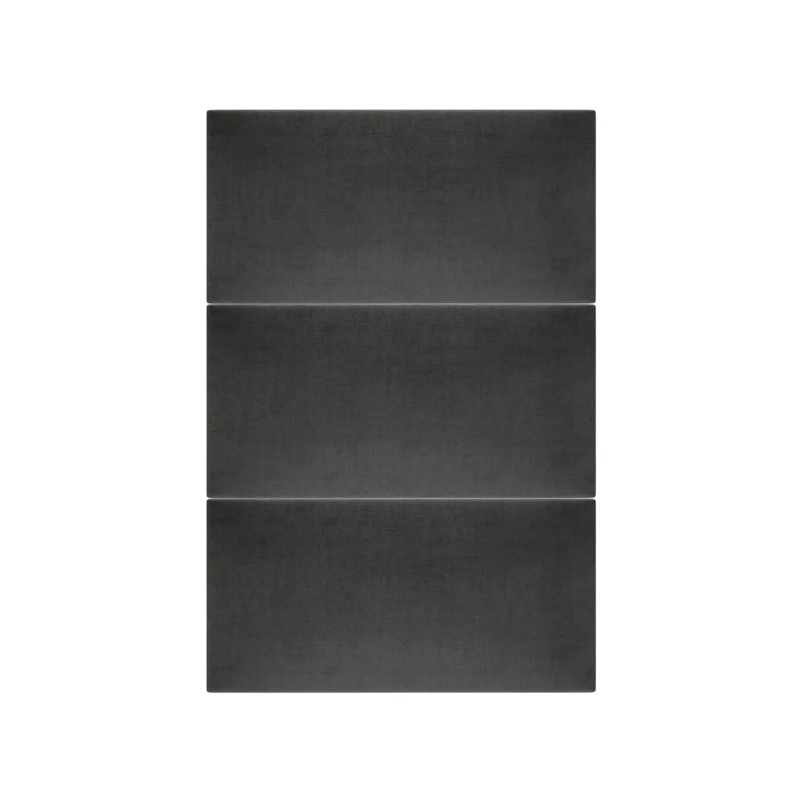 Mollis Polsterpaneele schwarz-grau 60 x 30 cm