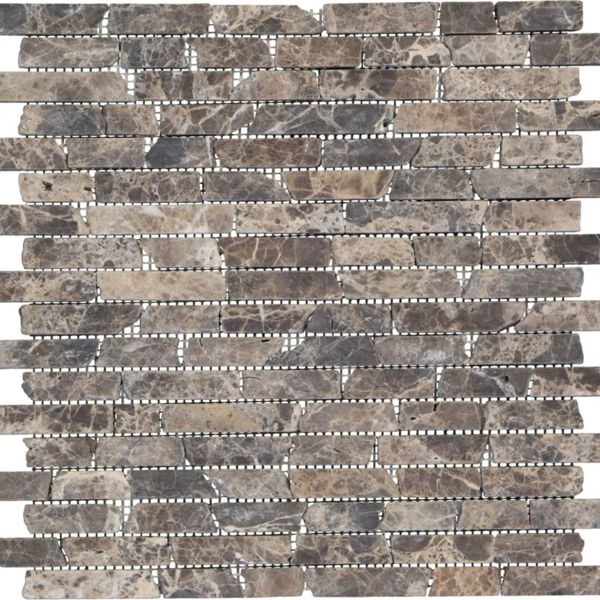 Mosaikfliese Collexion Emperador Marron 30 x 30 cm