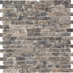 Mosaikfliese Collexion Emperador Marron 30 x 30 cm