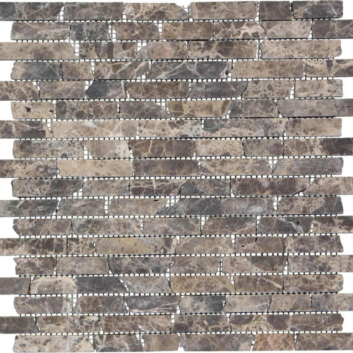 Mosaikfliese Collexion Emperador Marron 30 x 30 cm