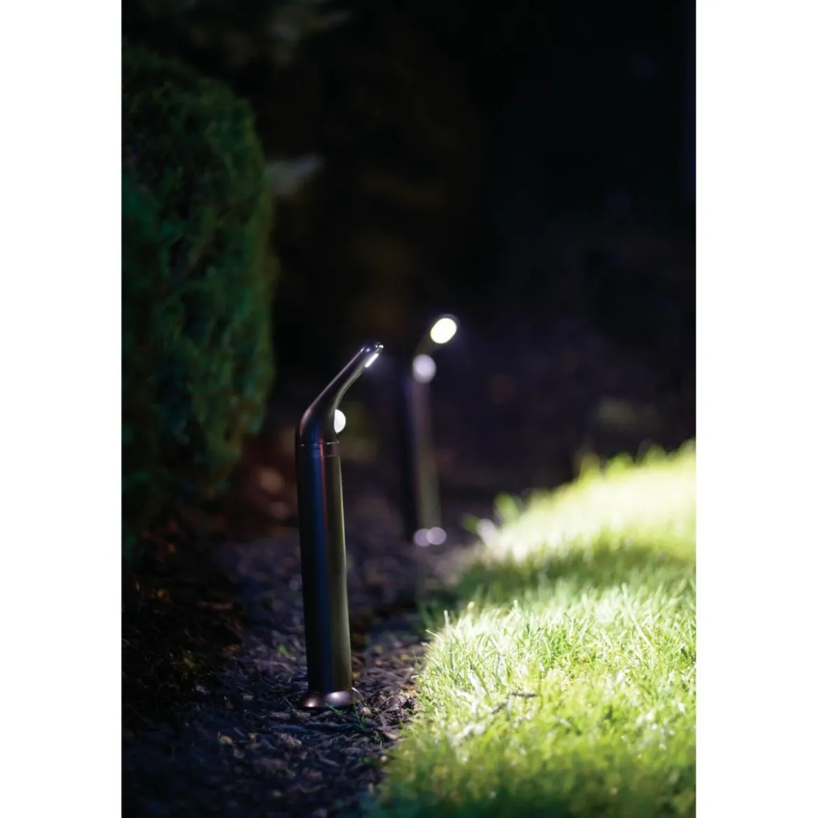 Mr. Beams Wegeleuchten MB592 2er-Set kabellos braun