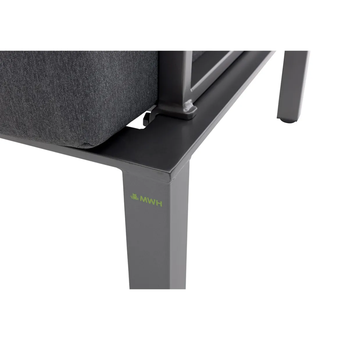 MWH Lounge-Set Widoo, 3-teilig,Aluminium eisengrau