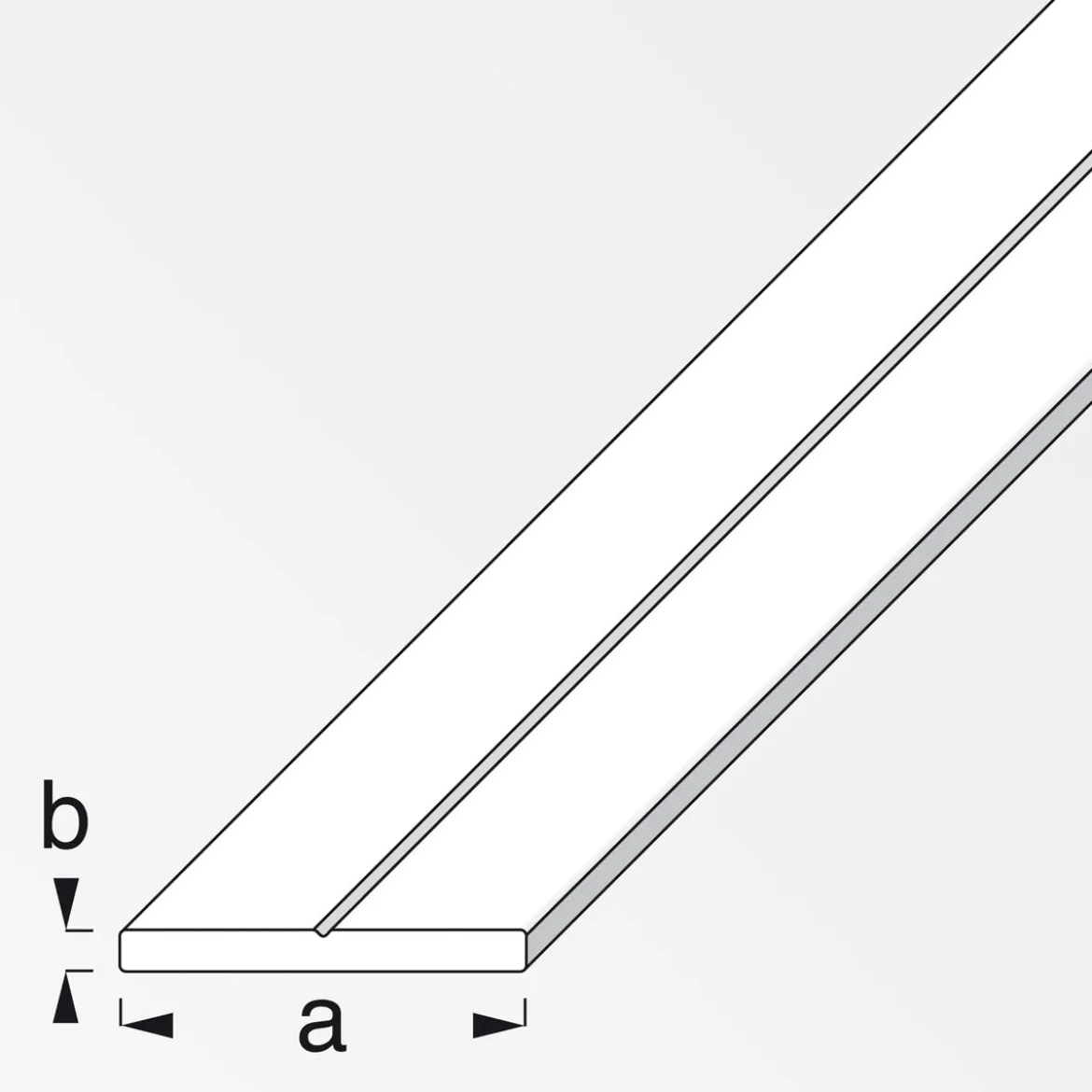 MyTool Flachstange 15,5 mm 1m blank