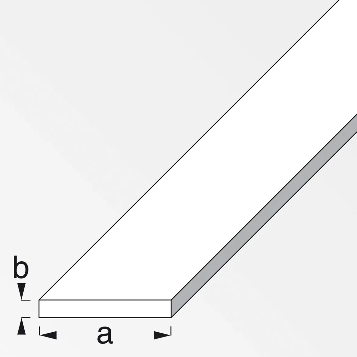 MyTool Flachstange 15 x 2 mm 2m silber
