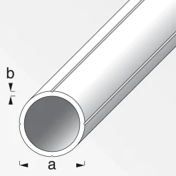 MyTool Rundrohr 11,5 mm 1m weiß Kunststoff