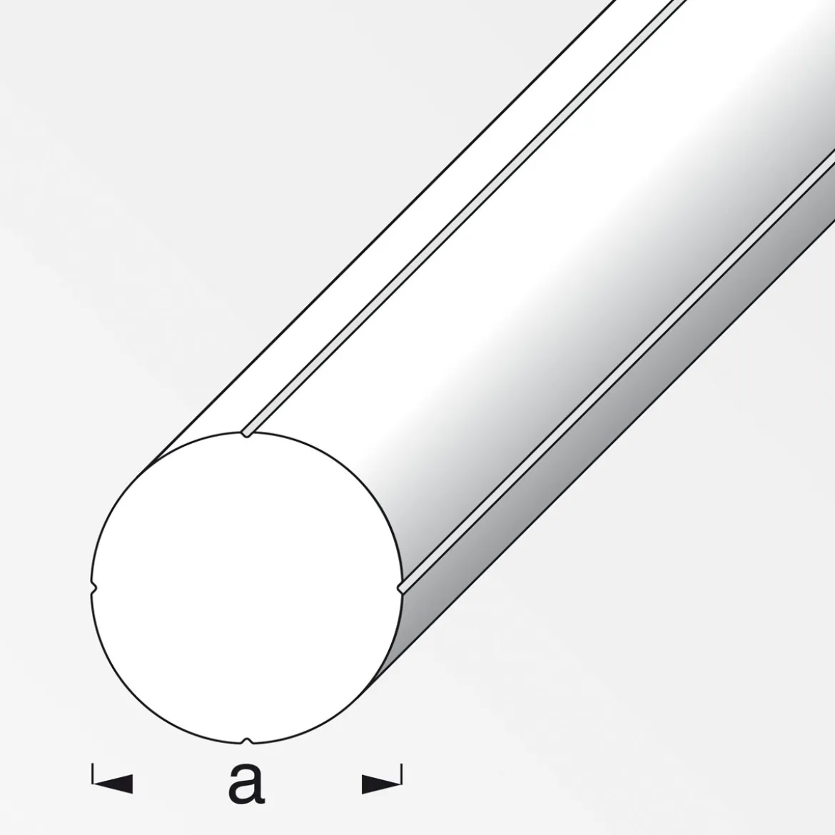 MyTool Rundstange 11,5 mm 1m weiß