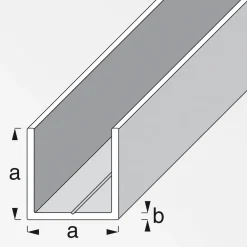 MyTool U-Profil 19,5 mm 2,5m weiß