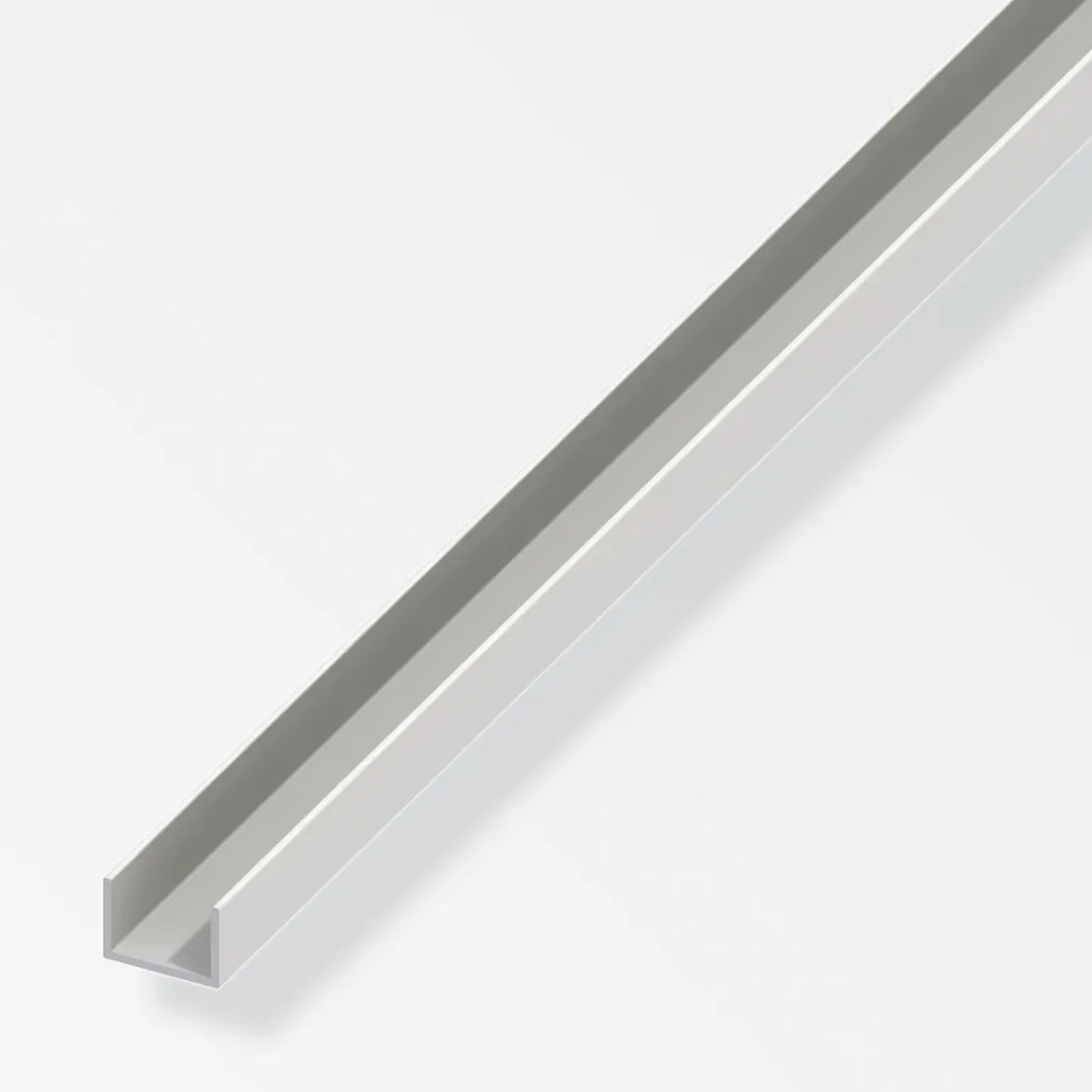 MyTool U-Profil 10 x 18 x 10 mm 1m weiß