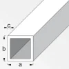 MyTool Vierkant-Rohr 20 x 20 x 1,5 mm 2m silber