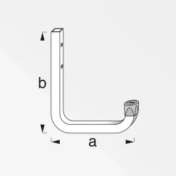 MyTool Wandhaken 115 mm verzinkt