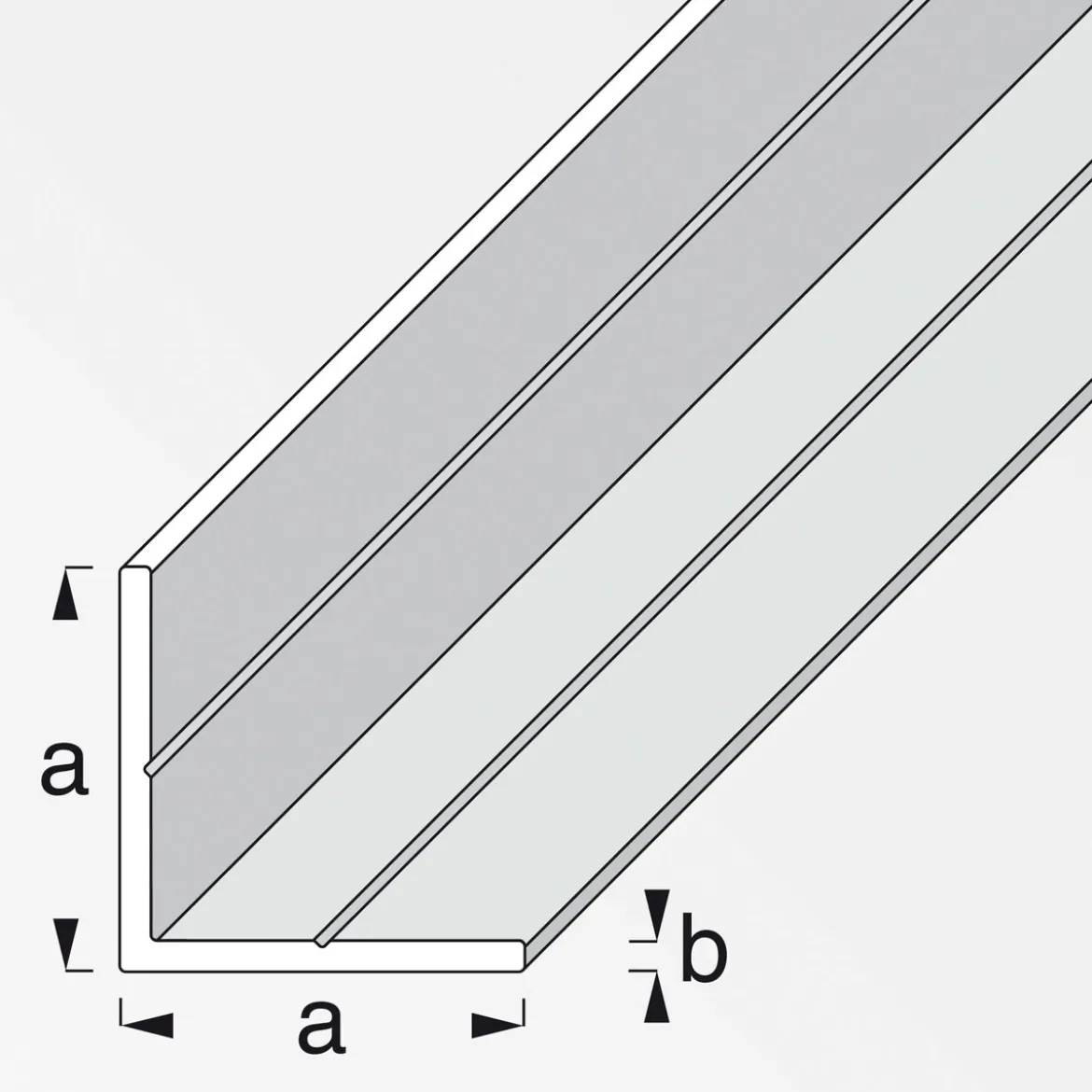 MyTool Winkel 19,5 mm 1m gleichschenklig blank